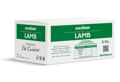 Back2Raw Basic Lamb 12lb Box