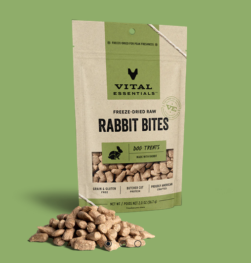 Vital Essentials Rabbit Bites Freeze-Dried Treats