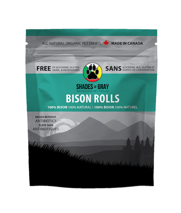 Shades Of Gray Bison Rolls 10 pieces
