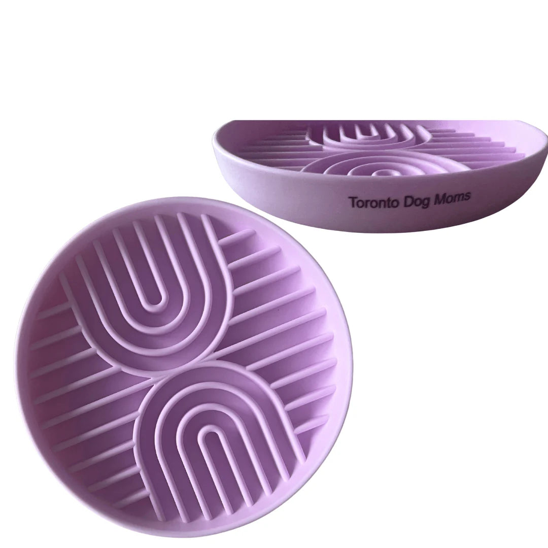 TDM Rainbow Slow Feeder Bowl - Lavender