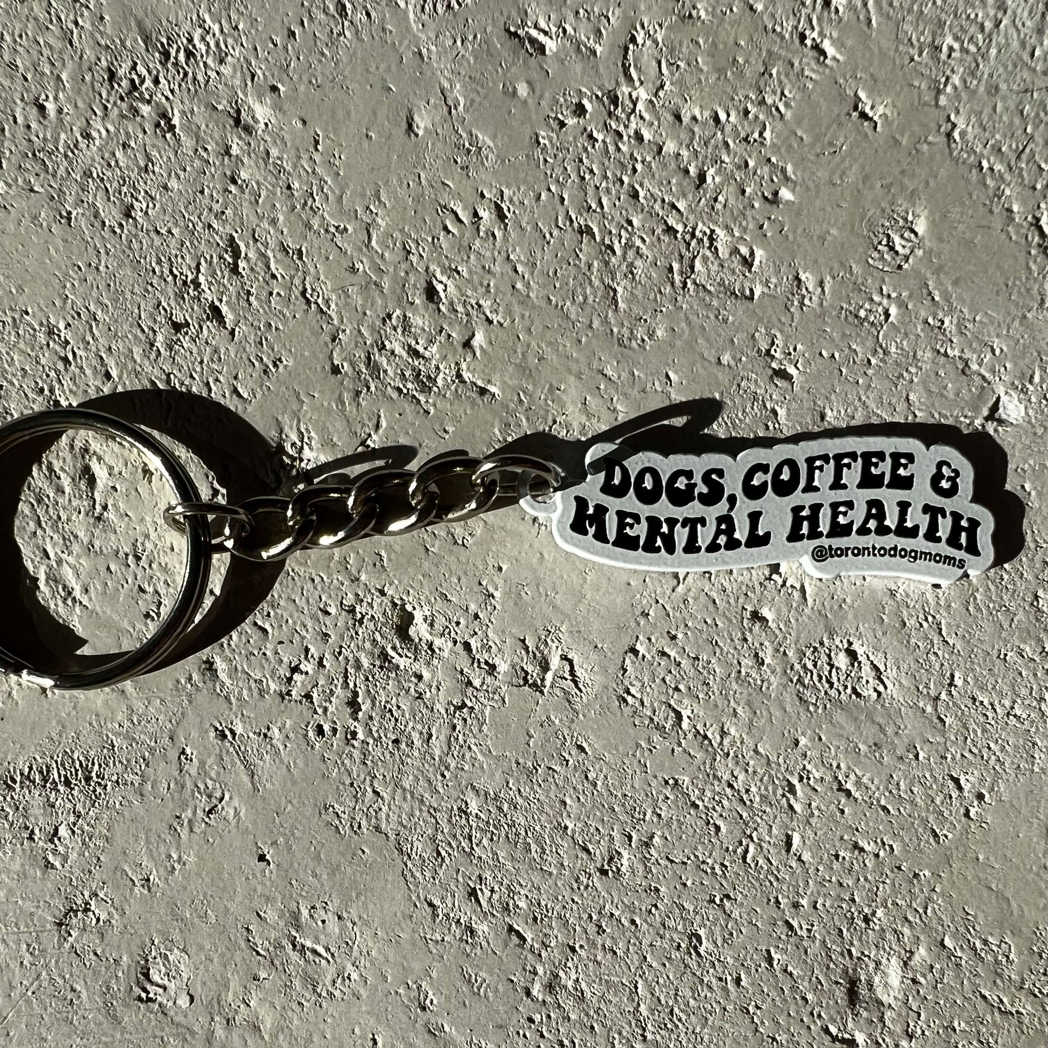 TDM Dogs, Coffee & Mental Health Keychain