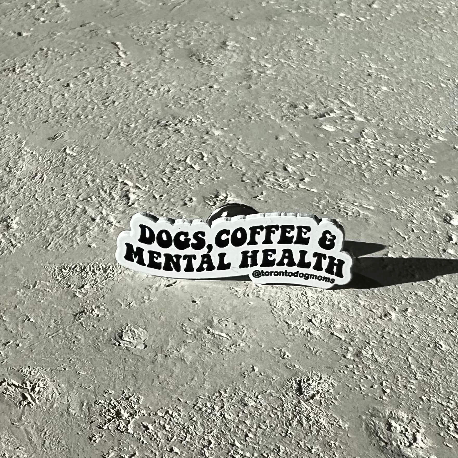 TDM Dogs, Coffee & Mental Health Pin