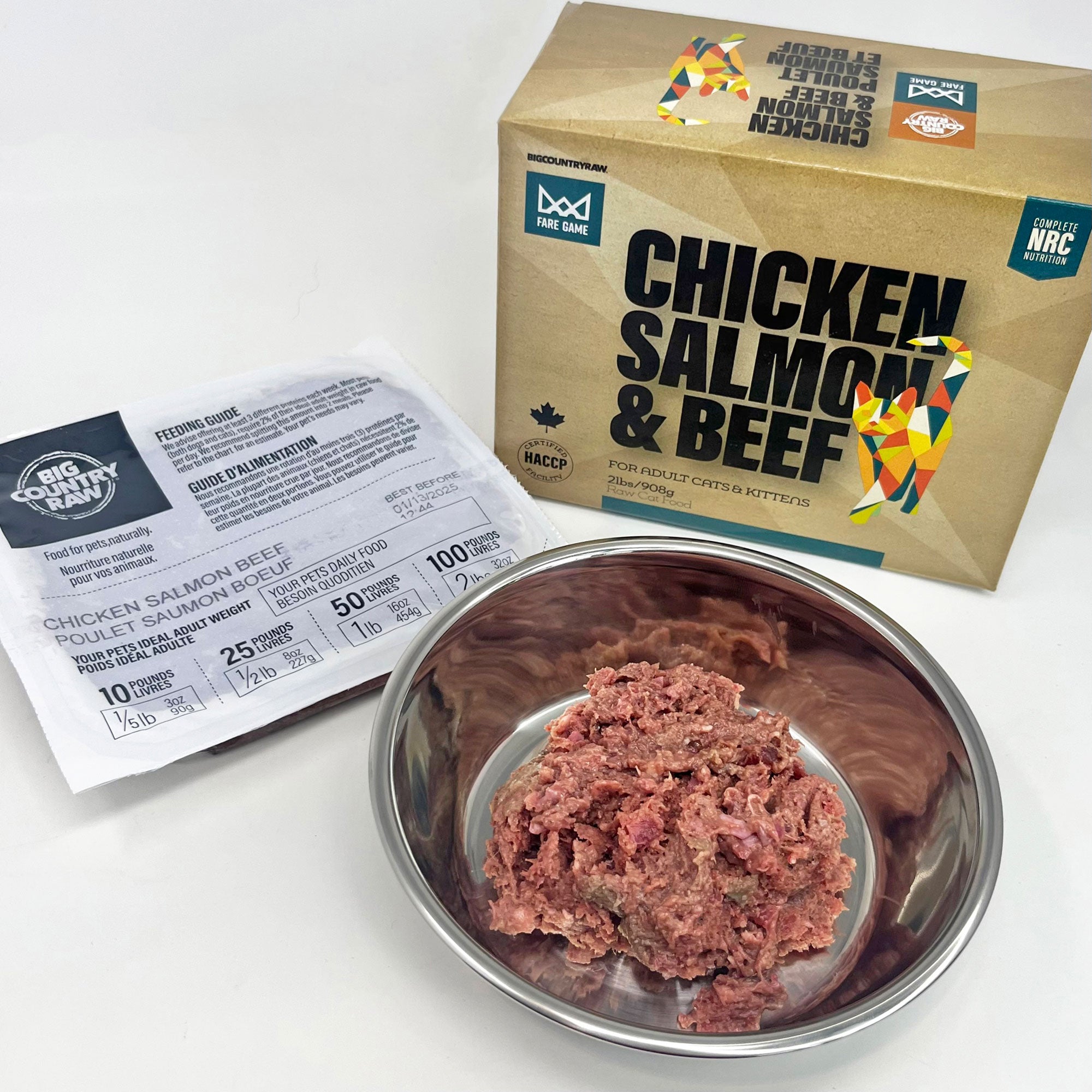 Fare Game – Chicken and Salmon with Beef – 2lb