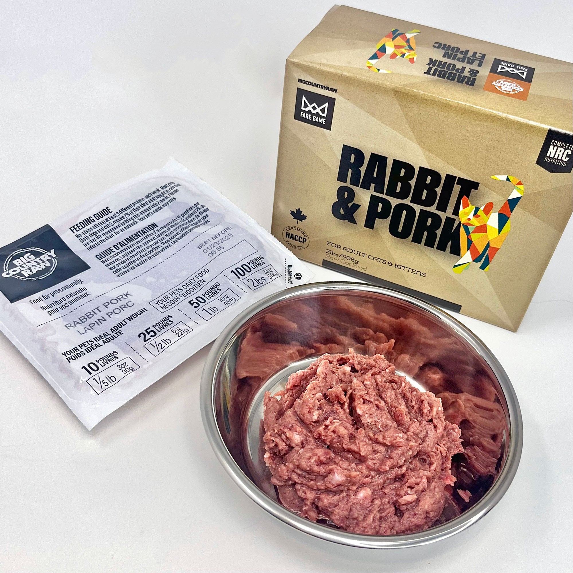 Fare Game – Rabbit with Pork – 2lb