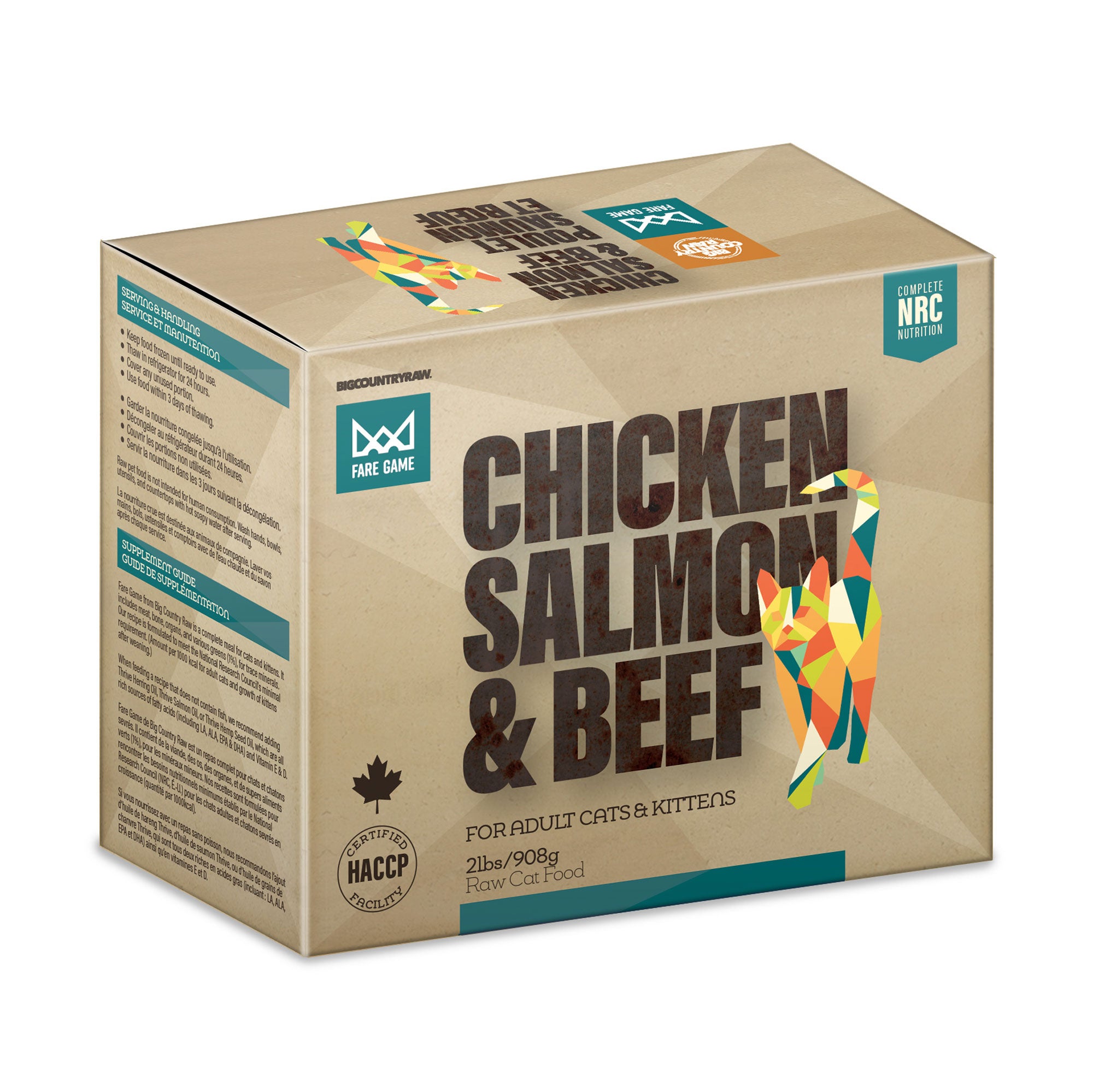 Fare Game – Chicken and Salmon with Beef – 2lb