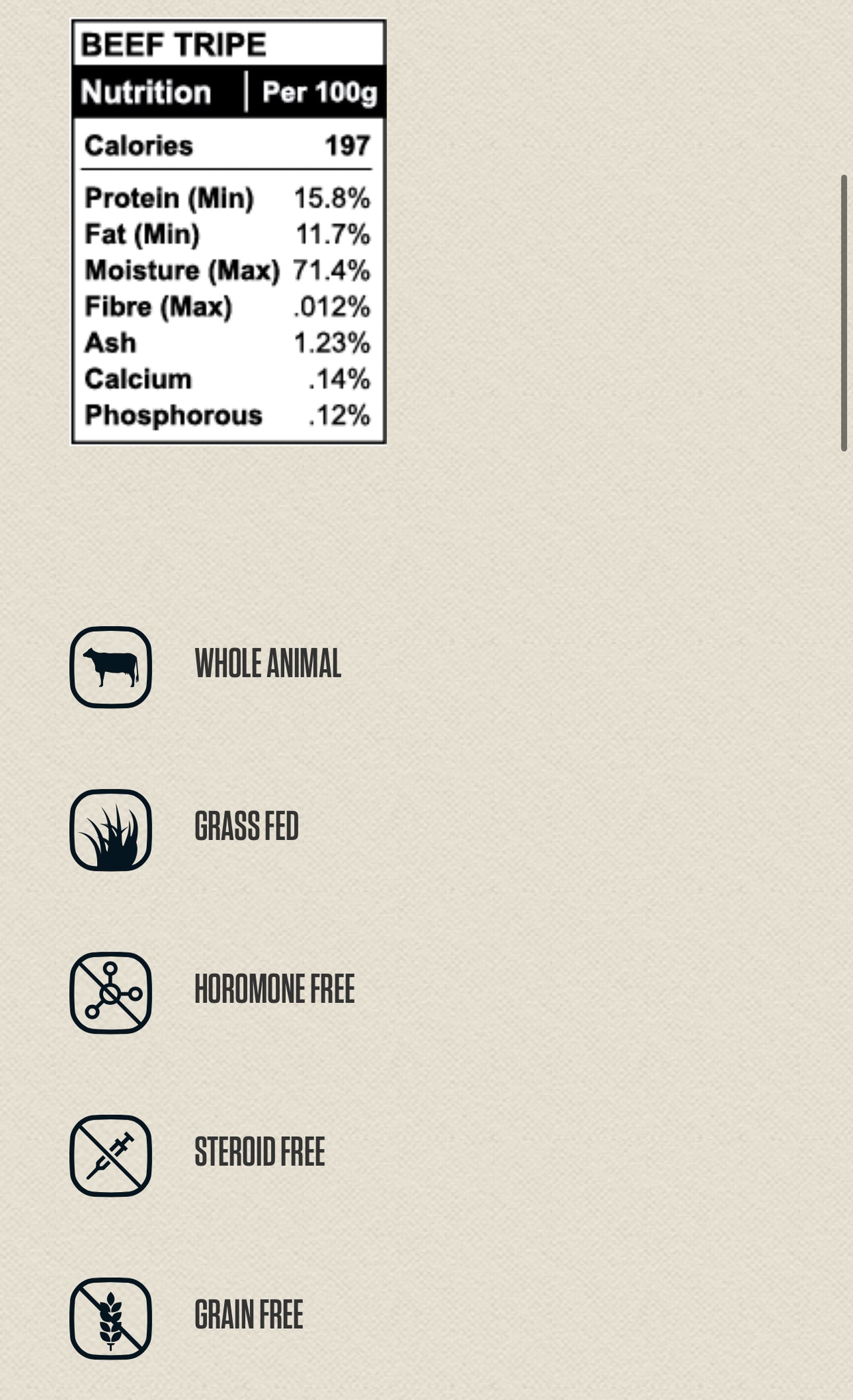 K9 Choice Green Tripe Fine 3lb