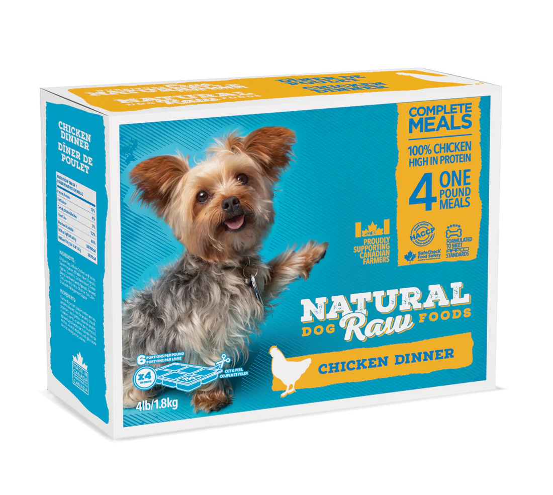 Natural Raw Dog Foods Chicken Dinner