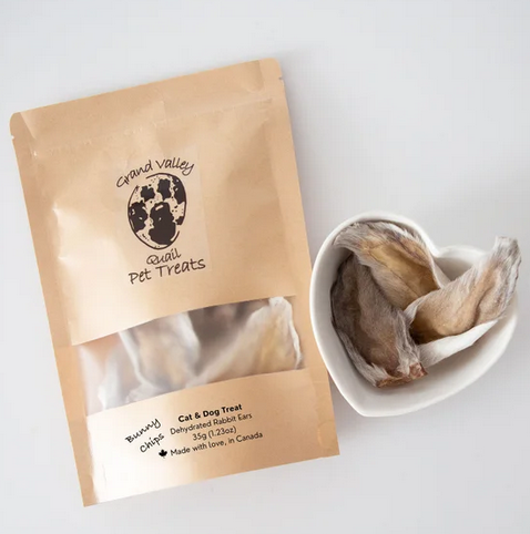 Dehydrated Rabbit Ears – The Fluffy Carnivore Pet Food Market