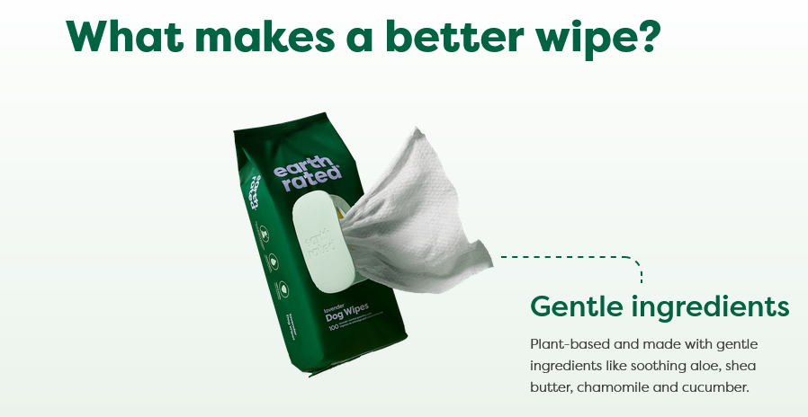 Earth Rated 100 USDA Certified Biobased Wipes