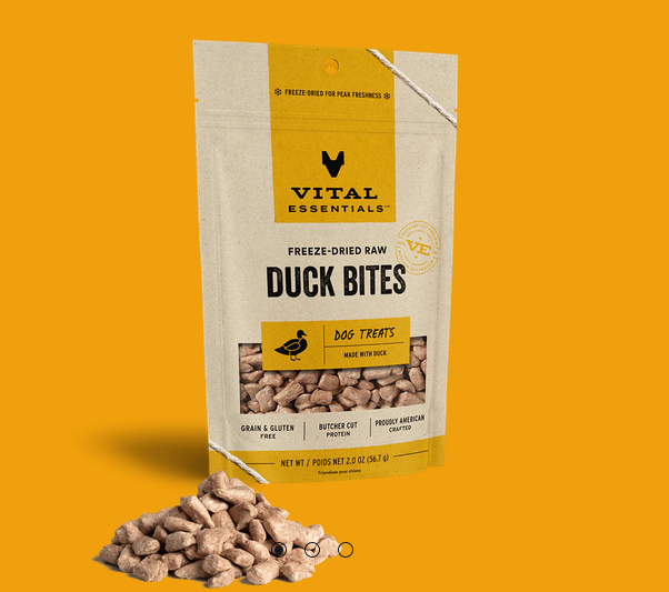 Vital Essentials Duck Nibs Freeze-Dried Treats