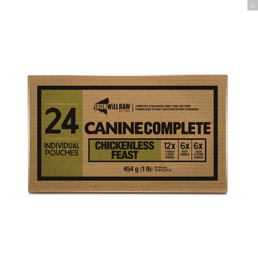 Iron Will Raw Canine Complete™ Chickenless Feast 24lb