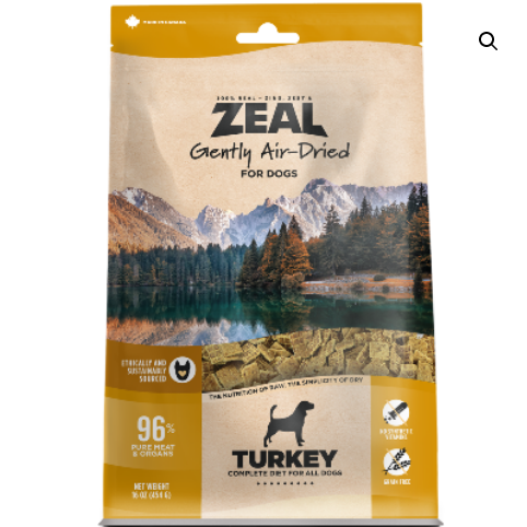 Zeal Gently Air-Dried Turkey for Dogs