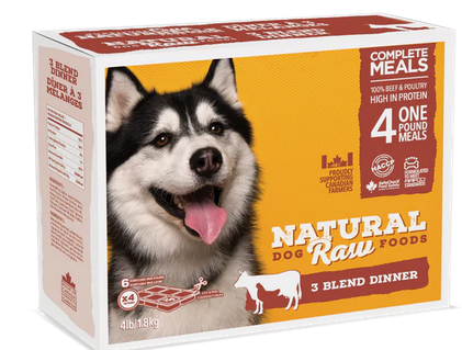 Natural Raw Dog Foods 3 Blend