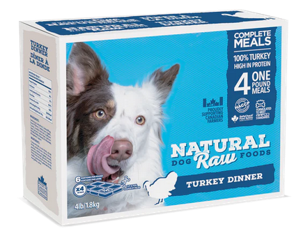 Natural Raw Dog Foods Turkey Dinner