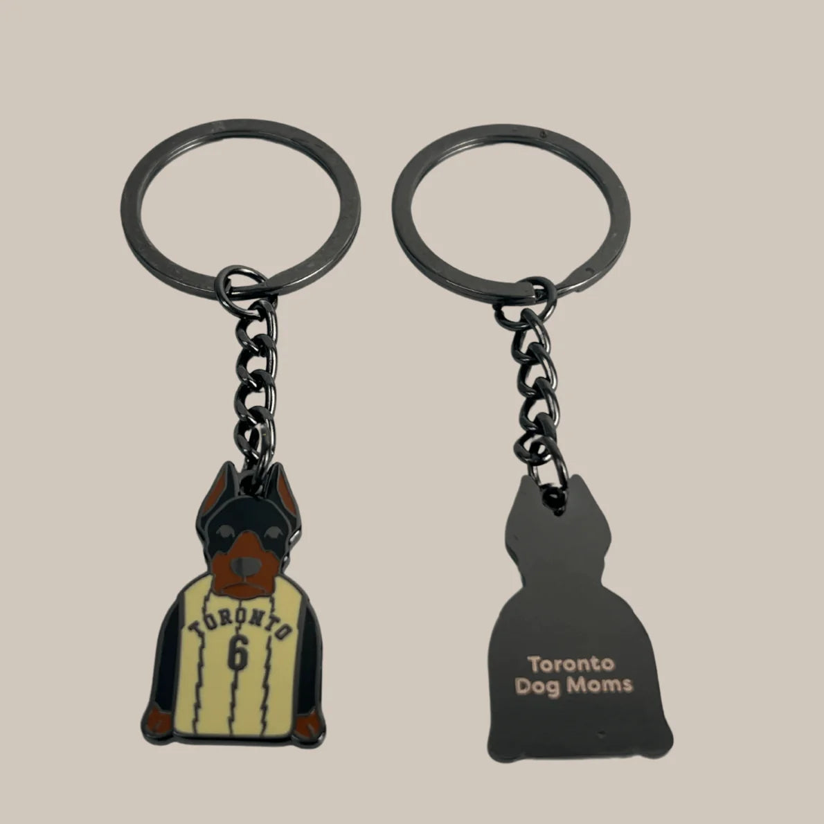 TDM Toronto Raptors Doberman Keychain