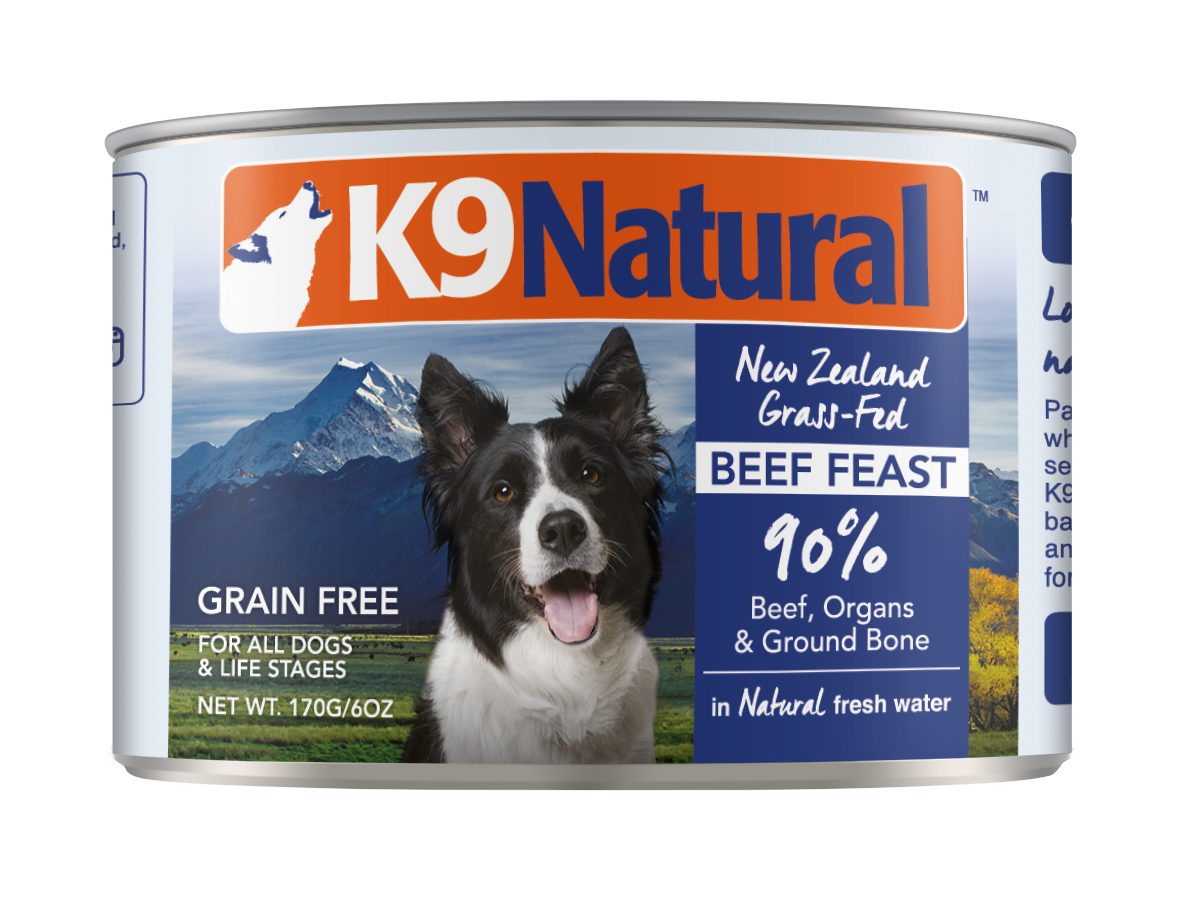 K9 Natural Beef Feast Can