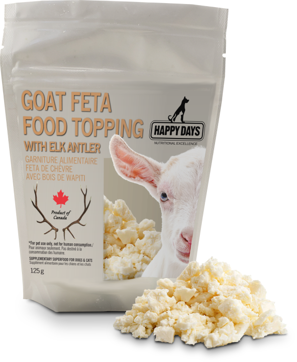 Goat Feta Food Topping with Elk Antler