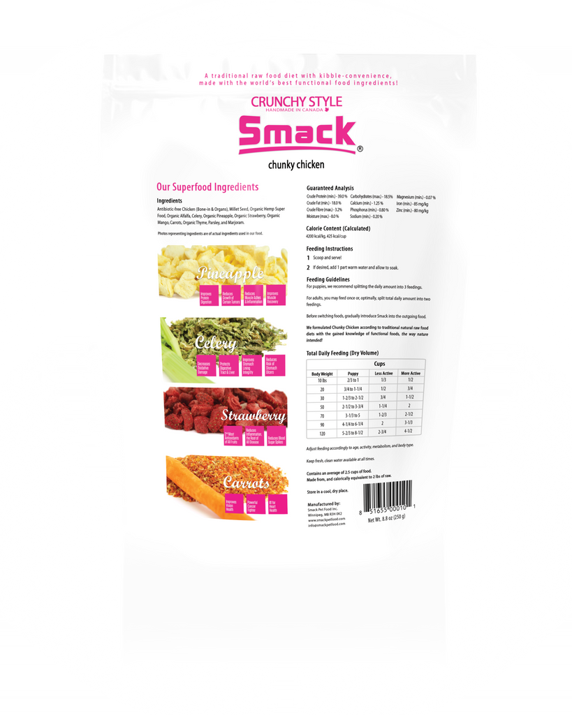 Chunky Chicken | Crunchy Deh Raw Pet Food, Raw Dog Food The Fluffy Carnivore Pet Food Market