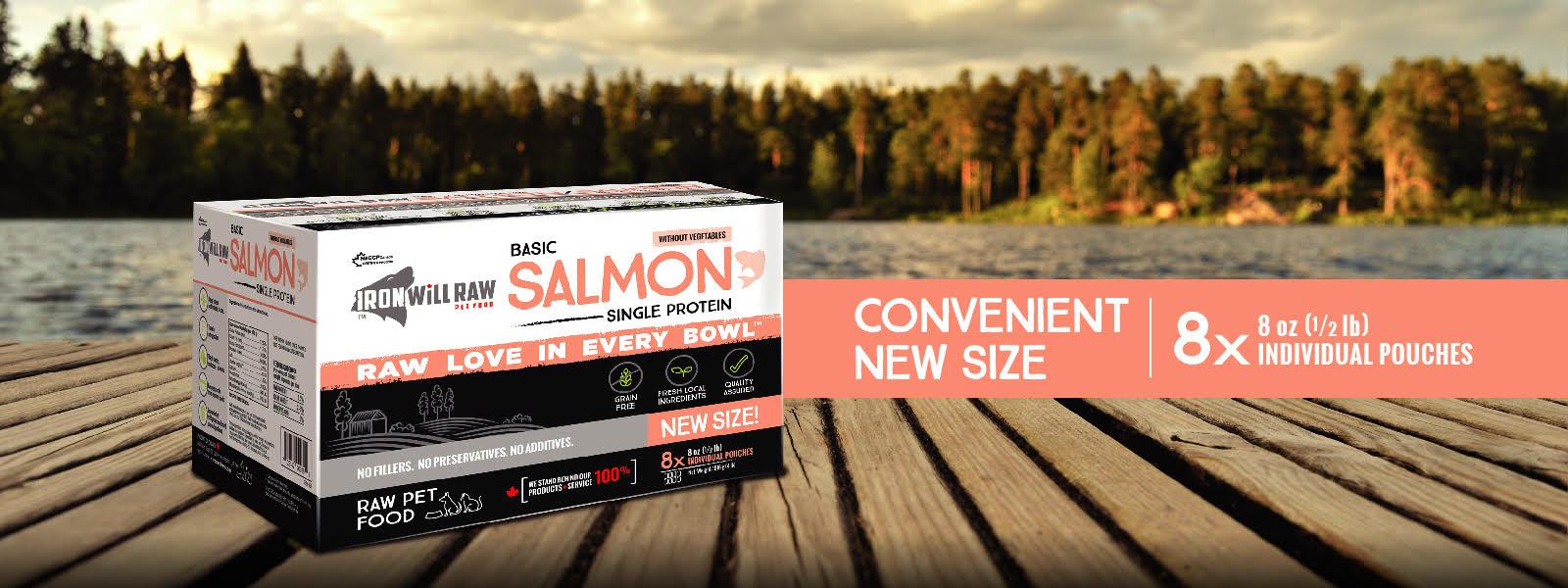 Iron Will Raw Basic Salmon
