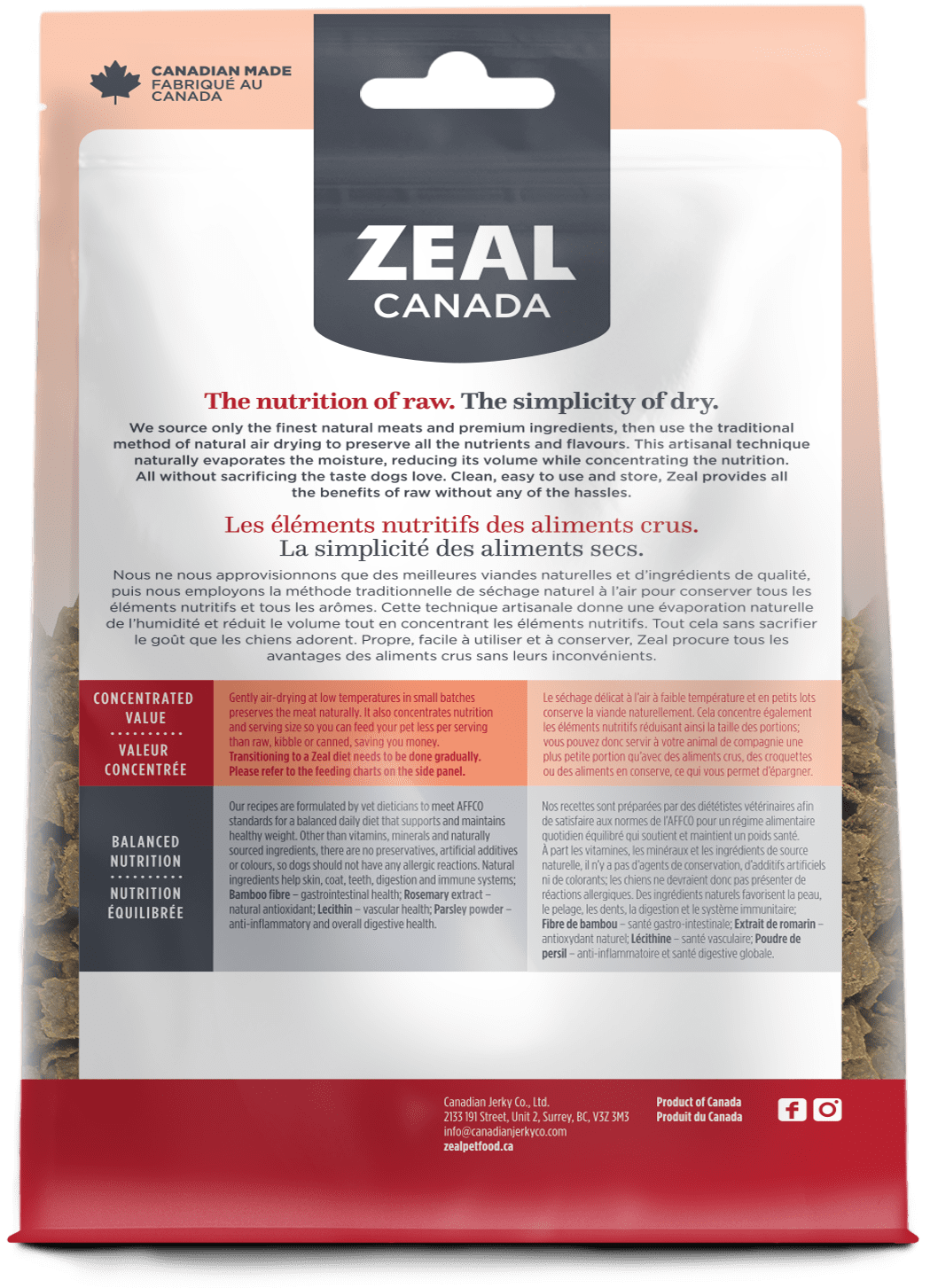 Zeal Gently Air-Dried Beef for Dogs