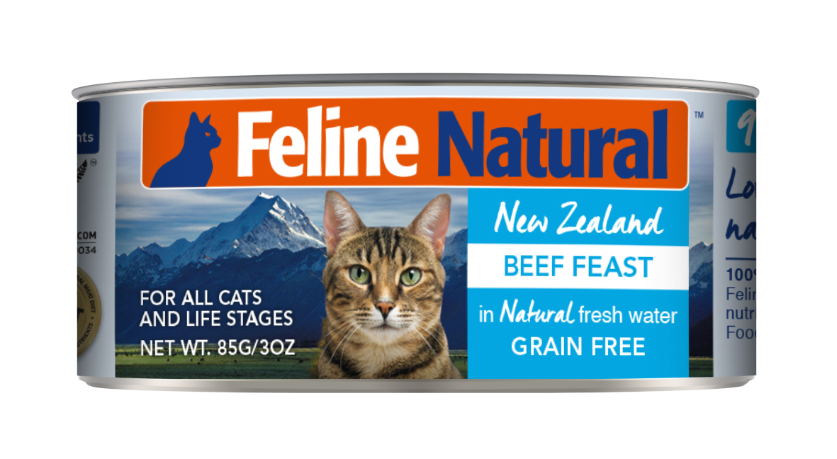 Feline Natural Beef Feast Can