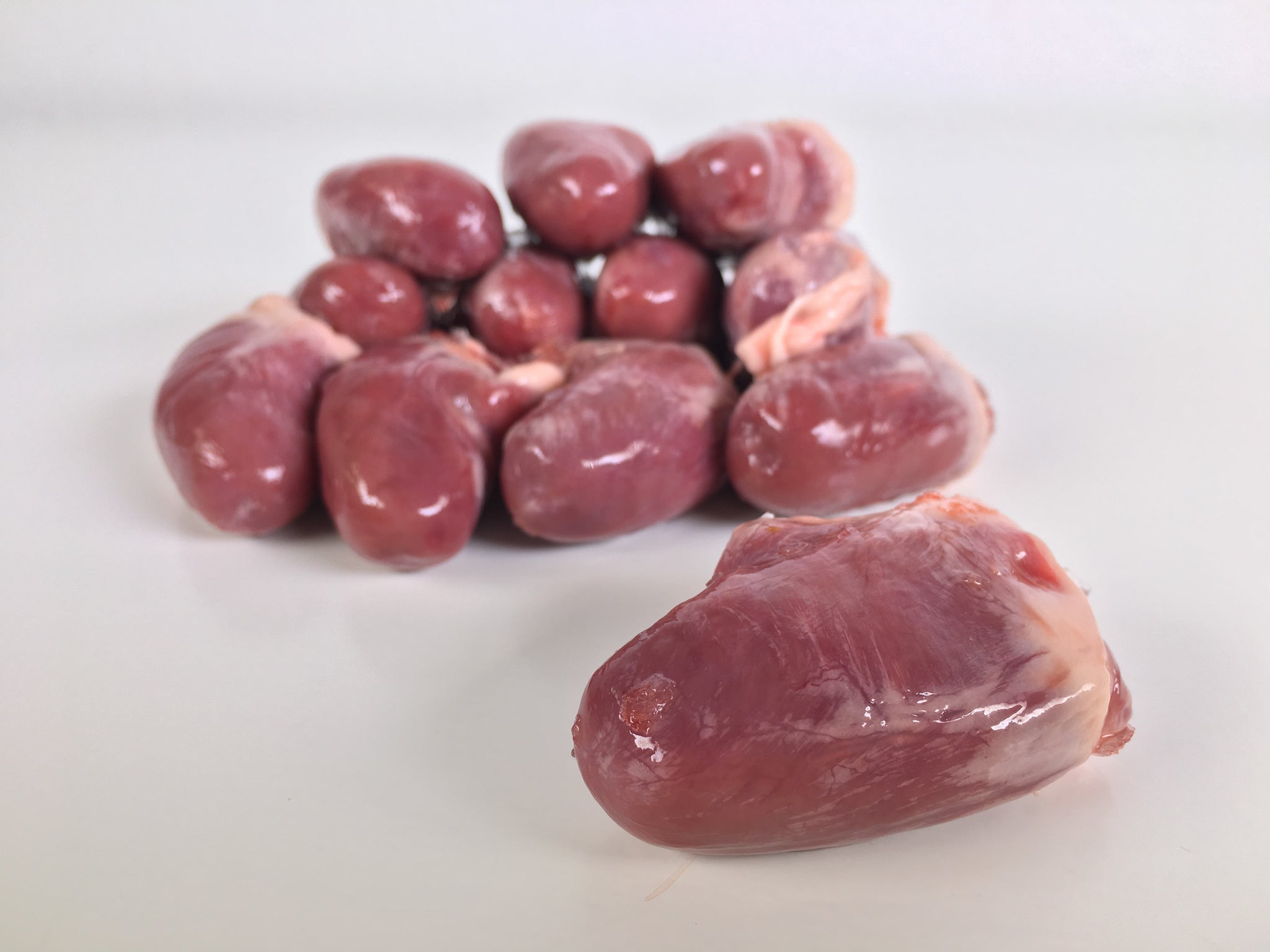 Raw Duck Hearts