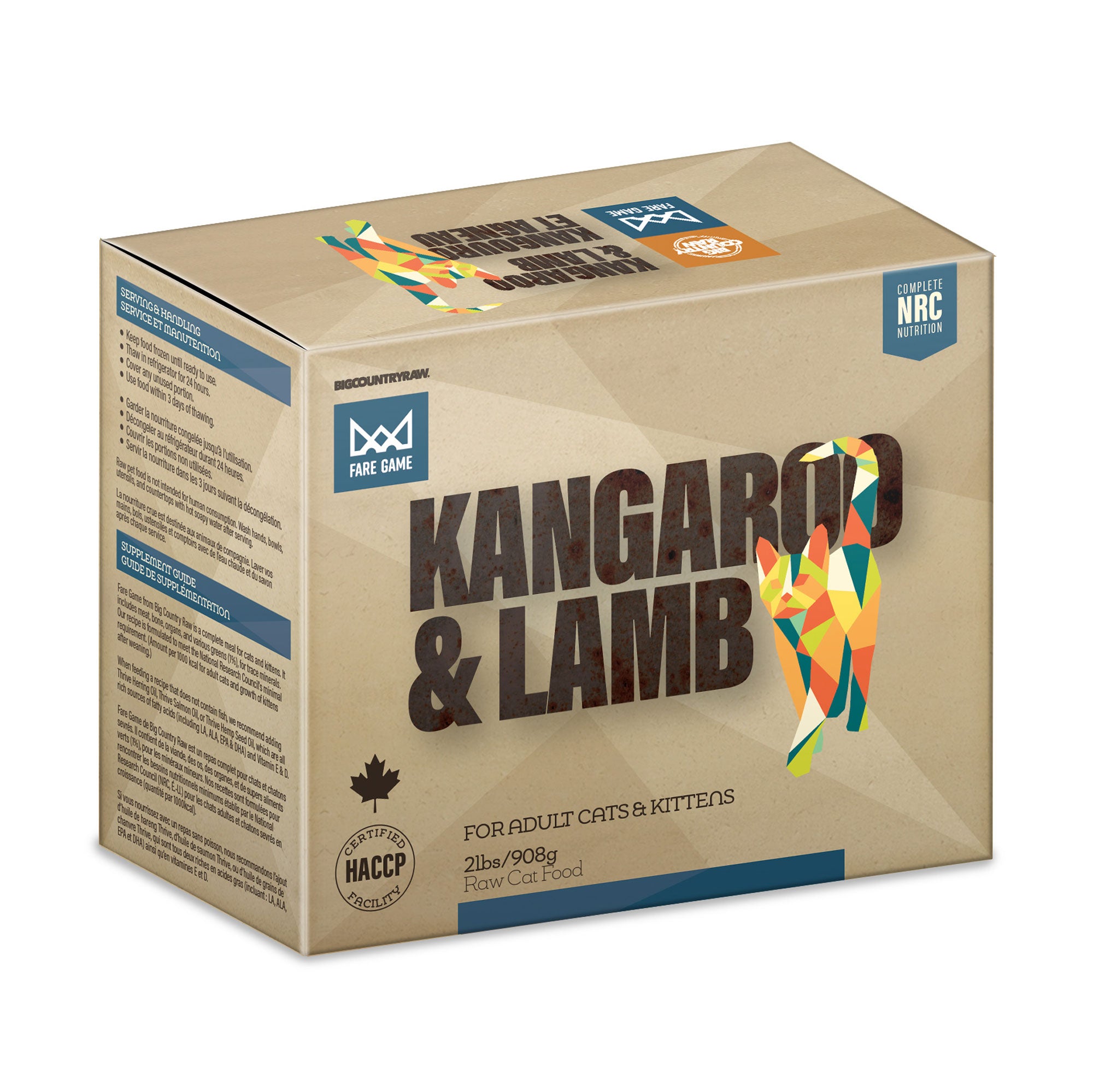Fare Game – Kangaroo & Lamb – 2lb