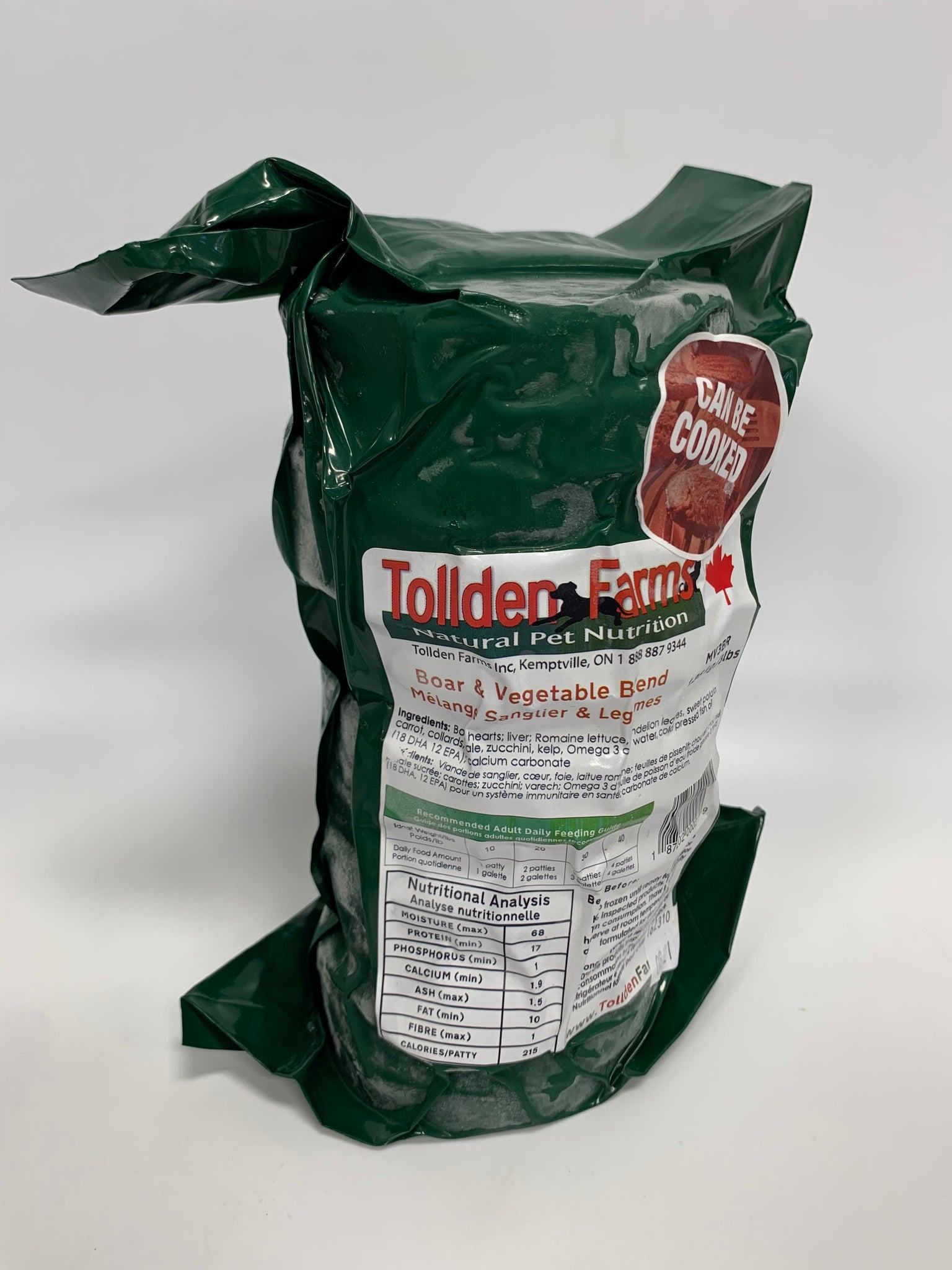 Tollden Farms Boar & Vegetable Blend Patties
