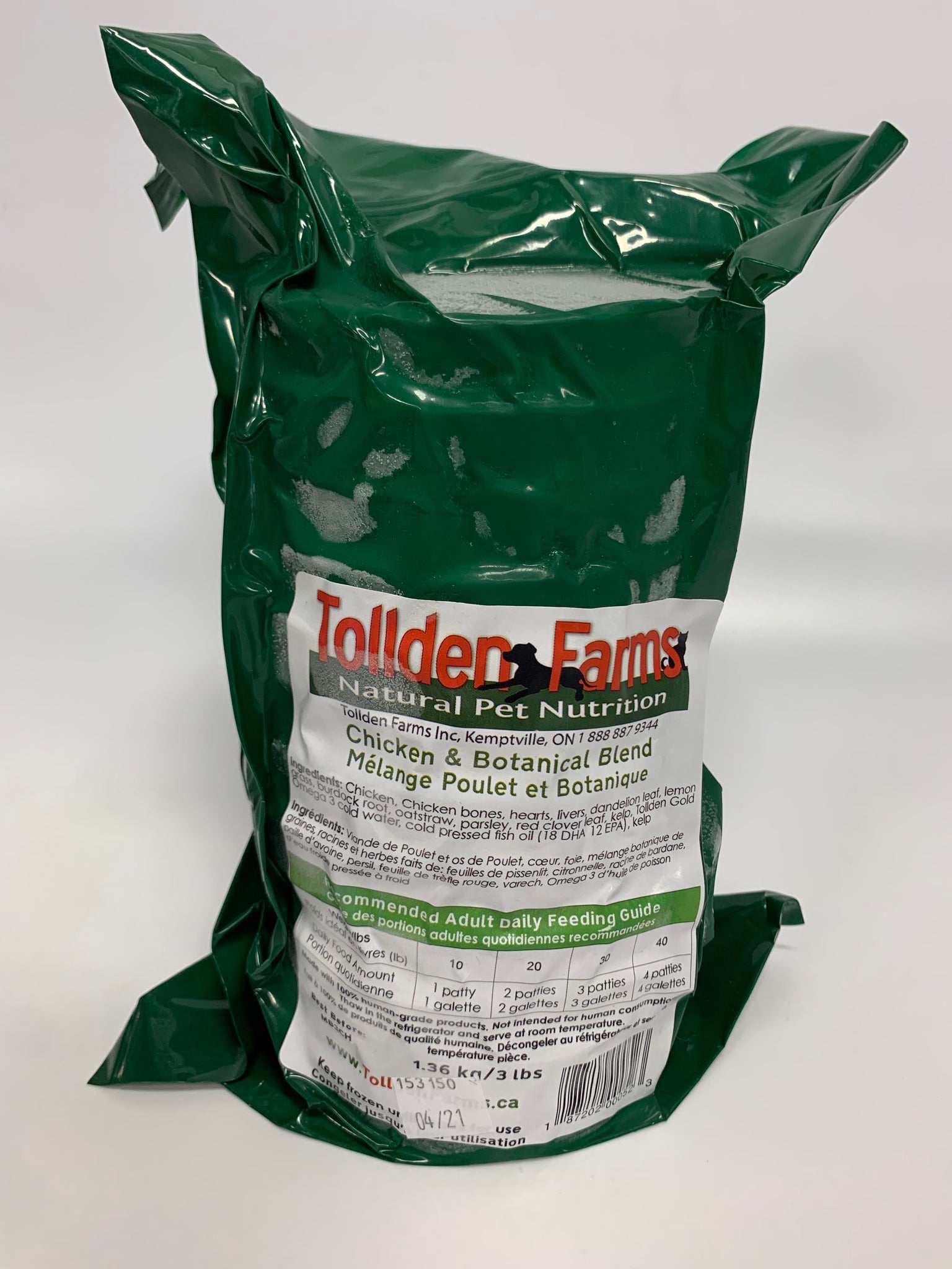 Tollden Farms Chicken & Botanical Blend Patties