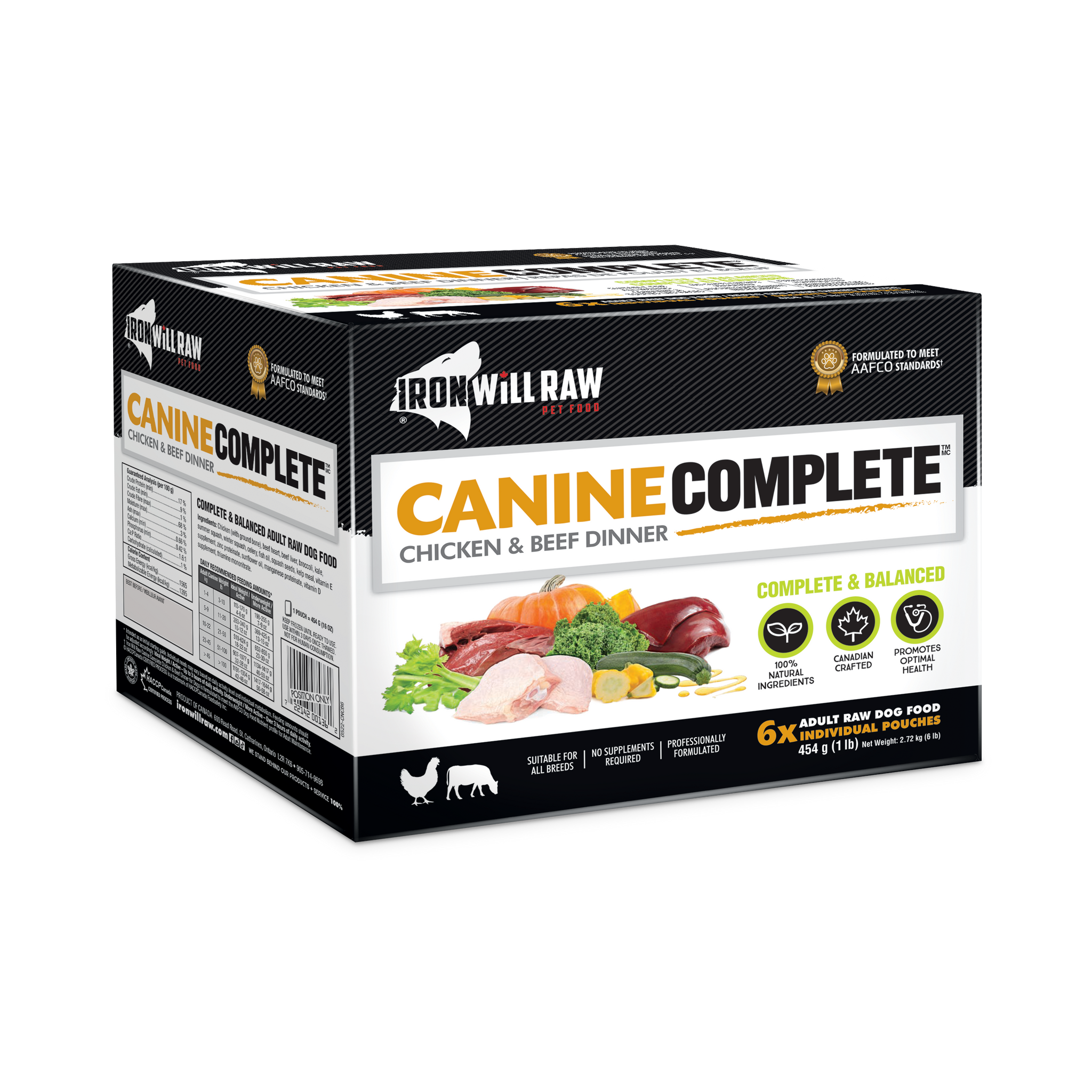 Iron Will Raw Complete Chicken & Beef