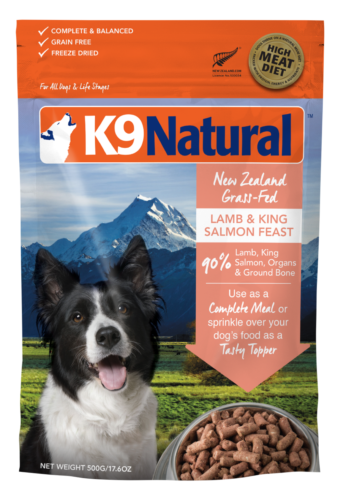 K9 Natural Lamb & Salmon Feast Freeze Dried