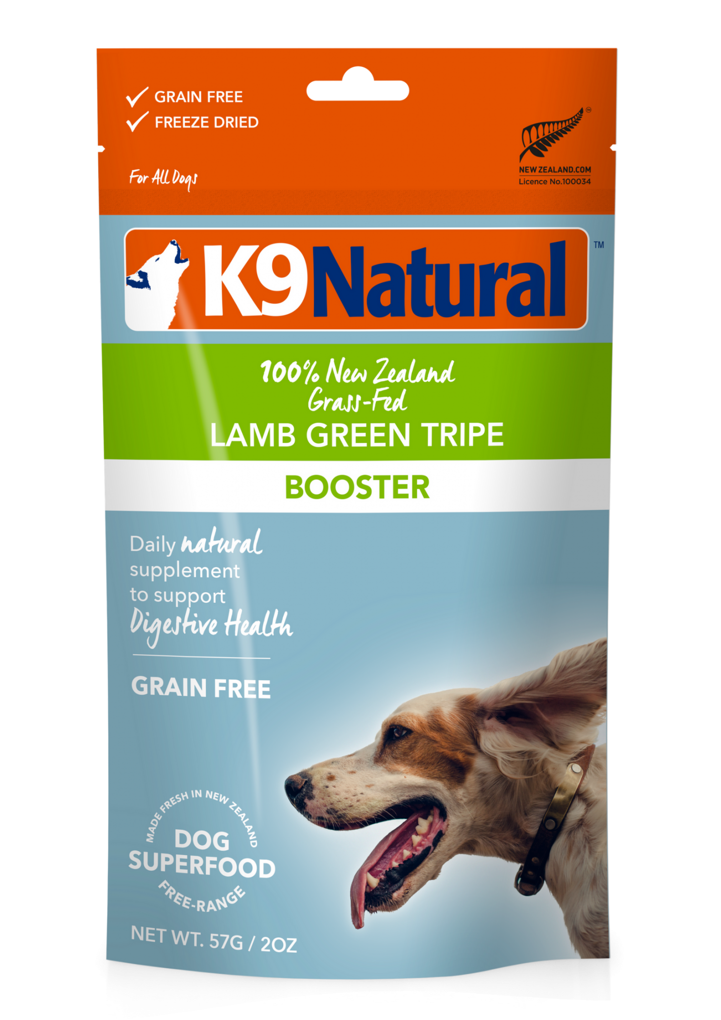 K9 Natural Lamb Green Tripe Booster 200g