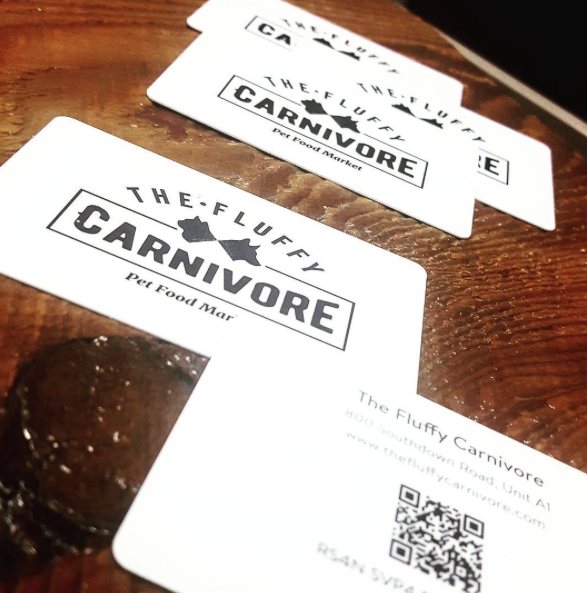 GIFT CARDS - The Fluffy Carnivore Pet Food Market, Order Online Local Delivery. Mississauga Ontario. Raw Pet Food.