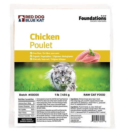 Red Dog Blue Kat Chicken Meal for Cats