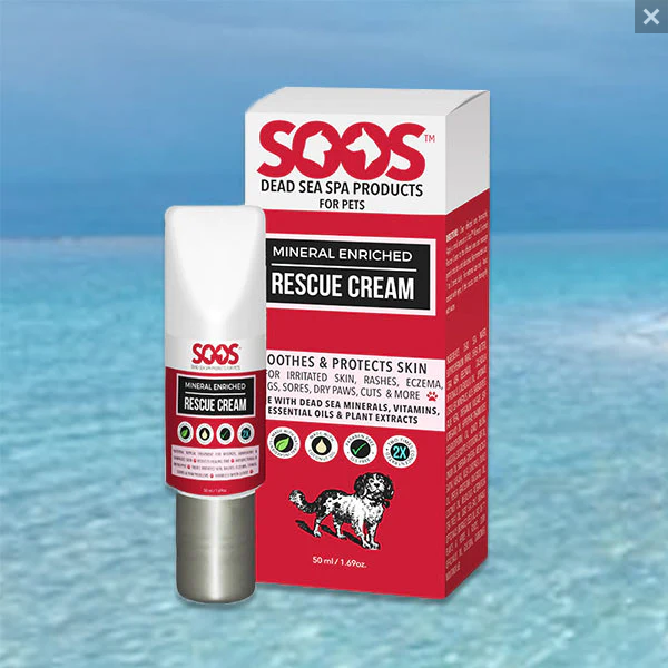 Soos Natural Dead Sea Mineral Enriched Pet Rescue Cream For Dogs & Cats