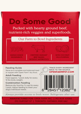 Open Farm Grass-Fed Beef Rustic Stew Wet Dog Food