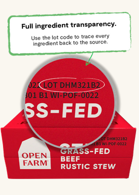 Open Farm Grass-Fed Beef Rustic Stew Wet Dog Food