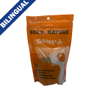 BOLD by NATURE Bowl'd Dehydrated Chicken with Tumeric 227gm