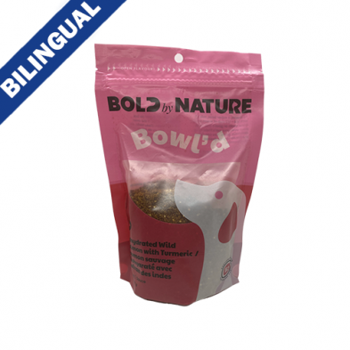 BOLD by NATURE Bowl'd Dehydrated Wild Salmon with Tumeric 227gm
