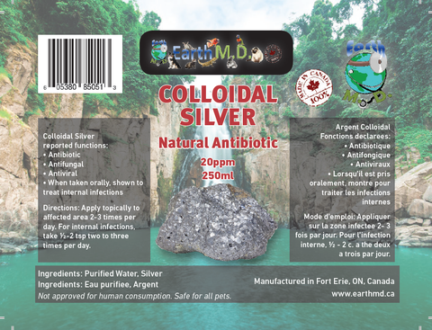 Colloidal Silver (20 ppm) 250mL