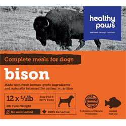 Healthy Paws Bison for Dogs