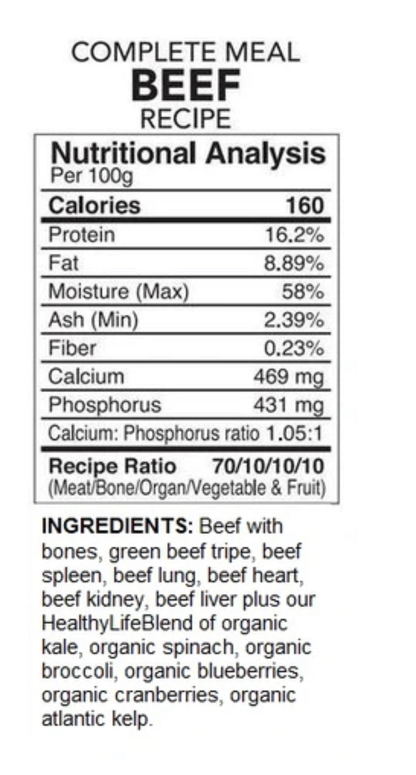 Back2Raw Beef Recipe