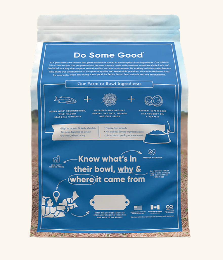 Open Farm Catch-of-the-Season Whitefish & Ancient Grains Dry Dog Food