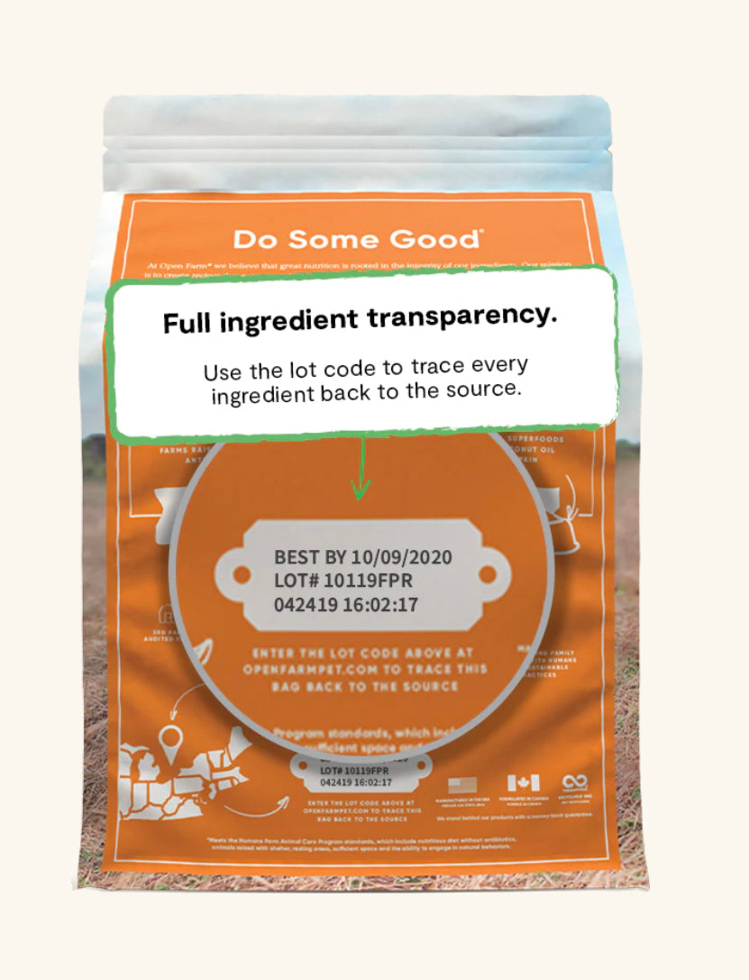 Open Farm Farmer's Table Pork & Ancient Grains Dry Dog Food