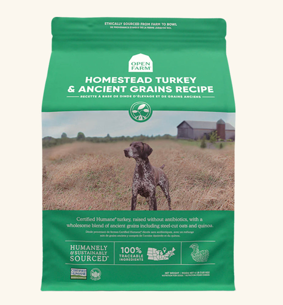 Open Farm Homestead Turkey & Ancient Grains Dry Dog Food