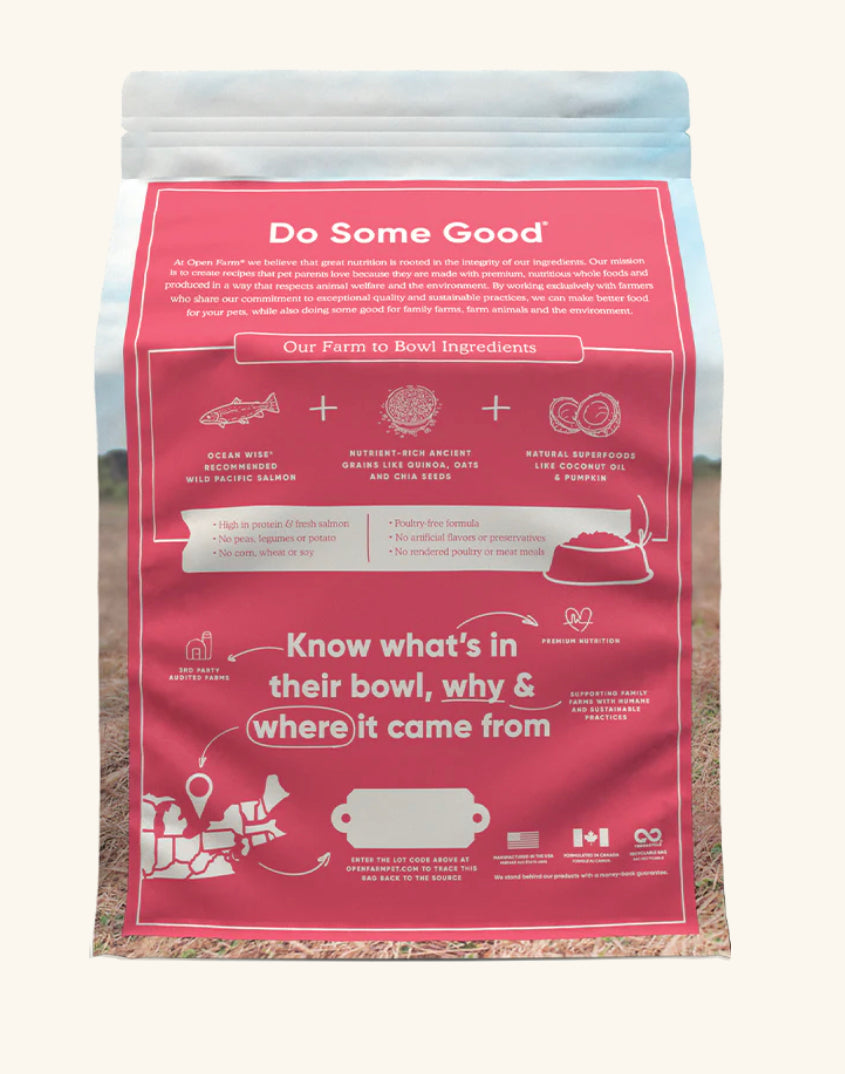 Open Farm Wild-Caught Salmon & Ancient Grains Dry Dog Food