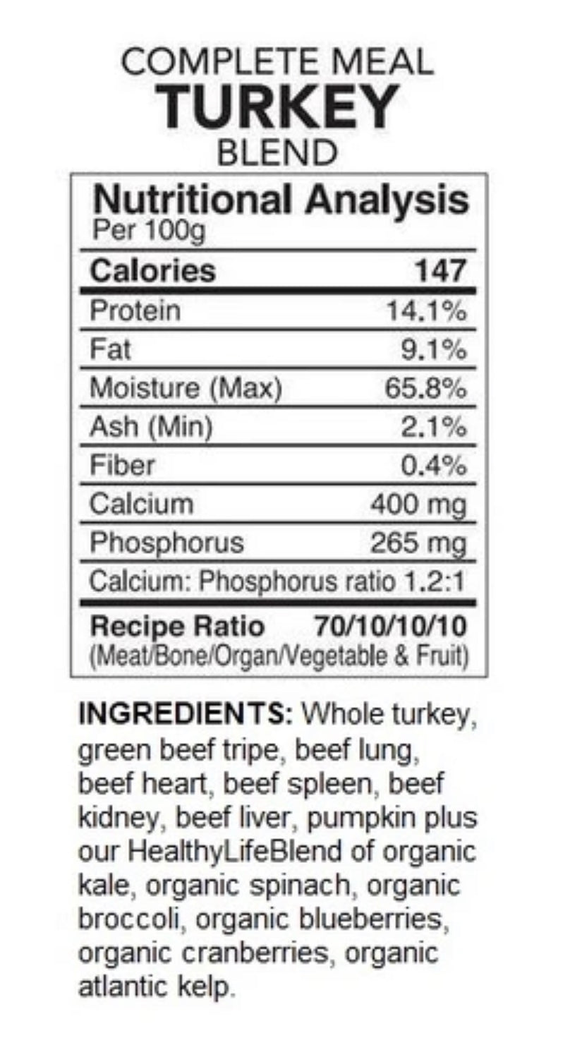 Back2Raw Turkey Blend