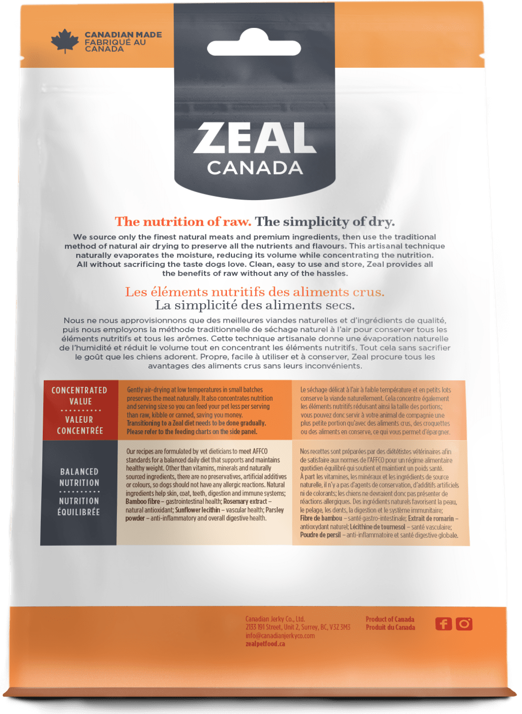 Zeal Gently Air-Dried Pork for Dogs